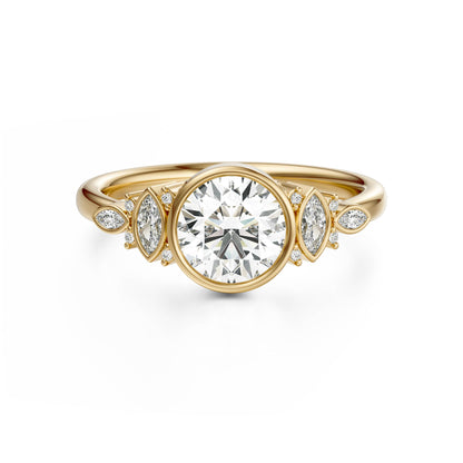 The All Bezel Maeve Ring | Round