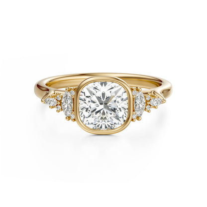 The Bezel Maeve Ring | Cushion