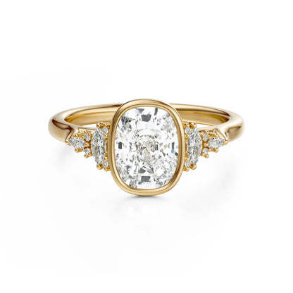 The Bezel Maeve Ring | Elongated Cushion