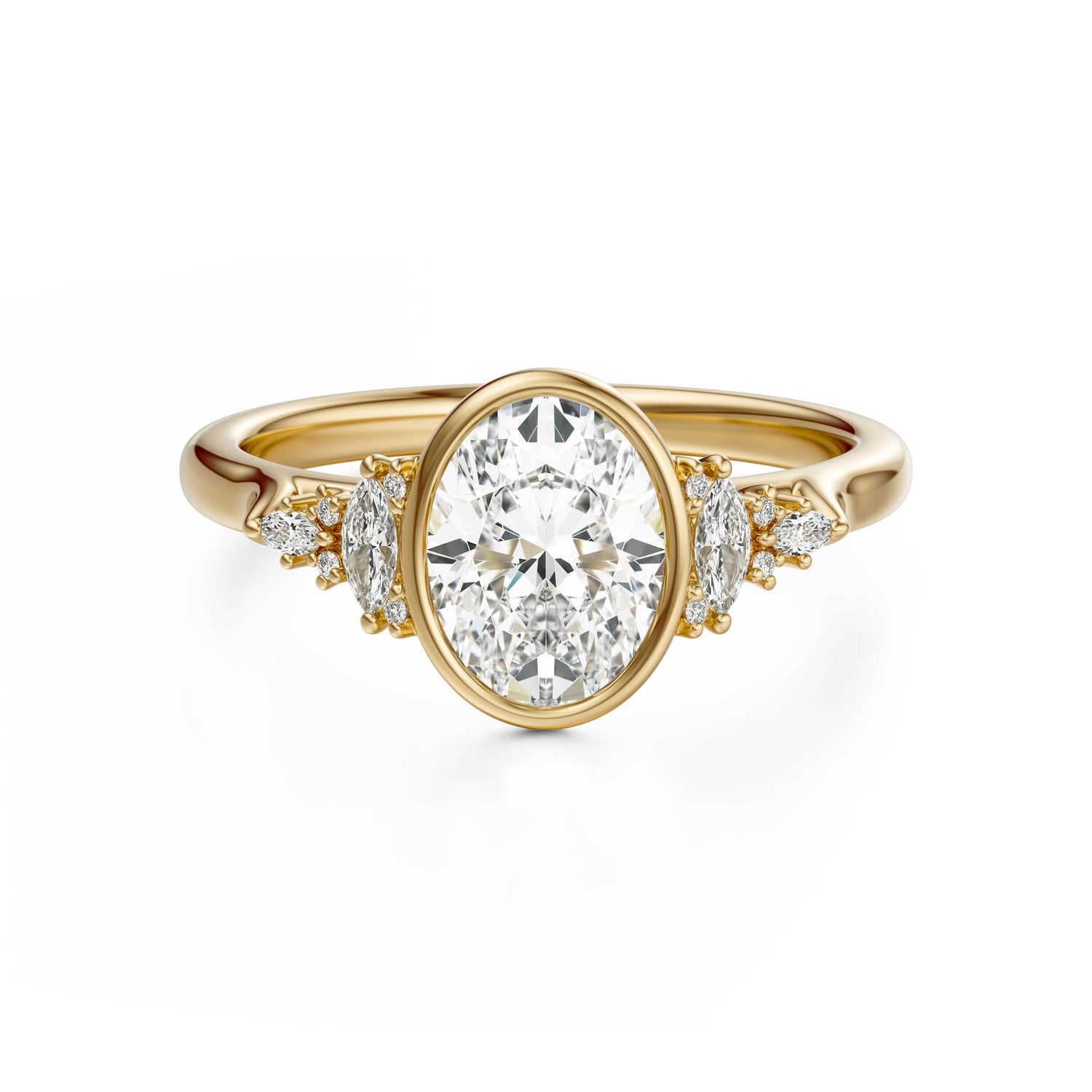 The Bezel Maeve Ring | Oval | Setting Only