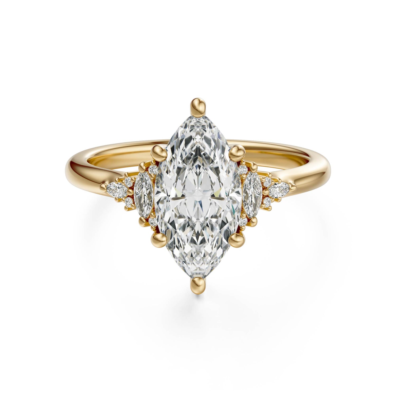 The Low Maeve Ring | Marquise | Setting Only
