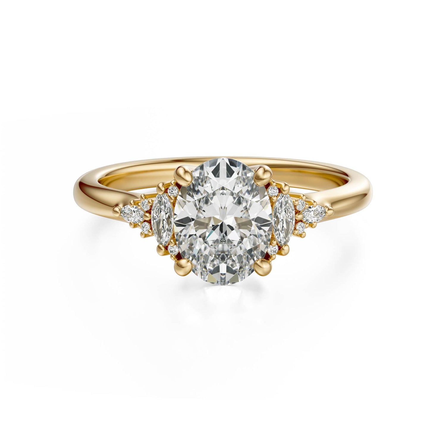 The Low Maeve Ring | Oval