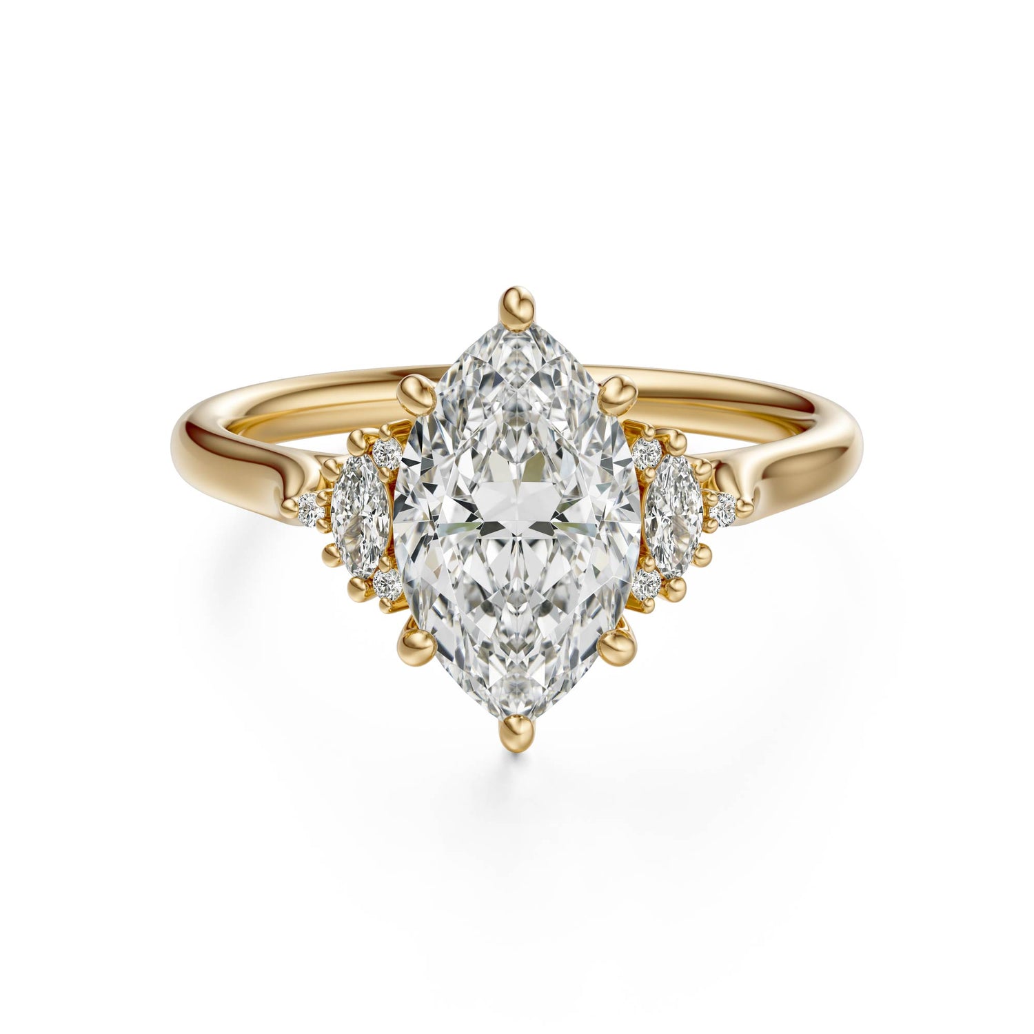 The Maren Ring | Marquise | Setting Only