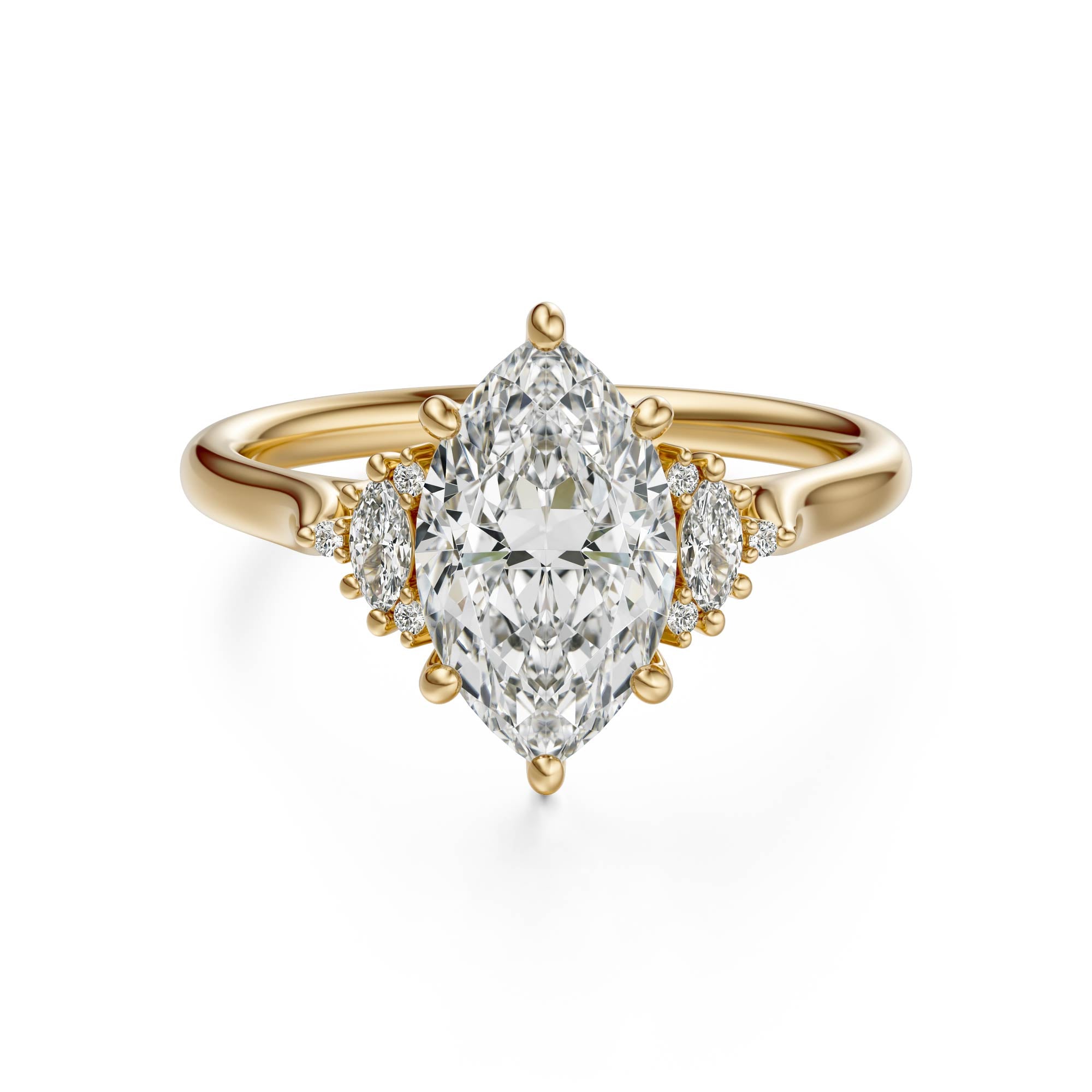 The Maren Ring | Marquise | Setting Only