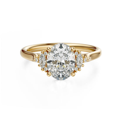 The Maren Ring | Oval | Setting Only