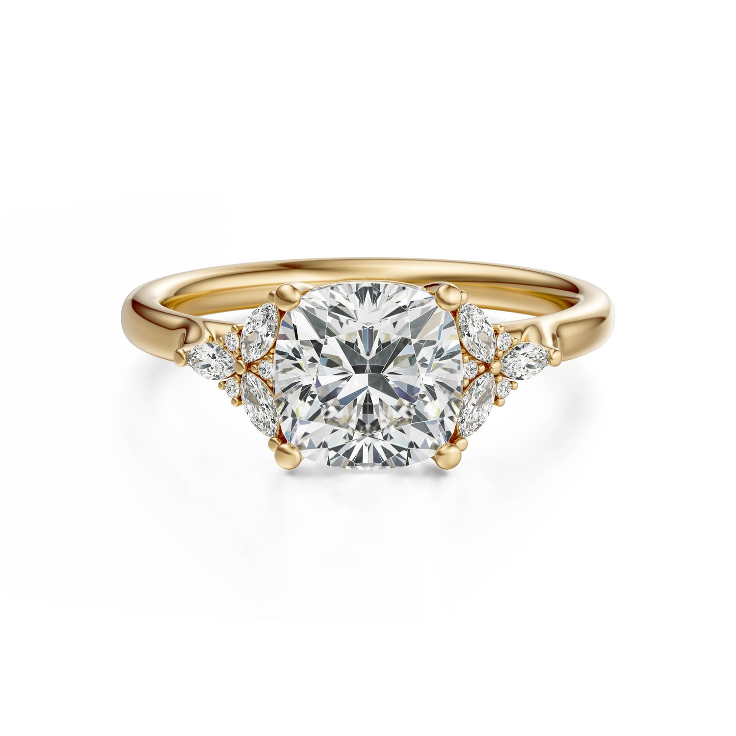 The Meadow Ring | Cushion - Lavender Creek Gems 