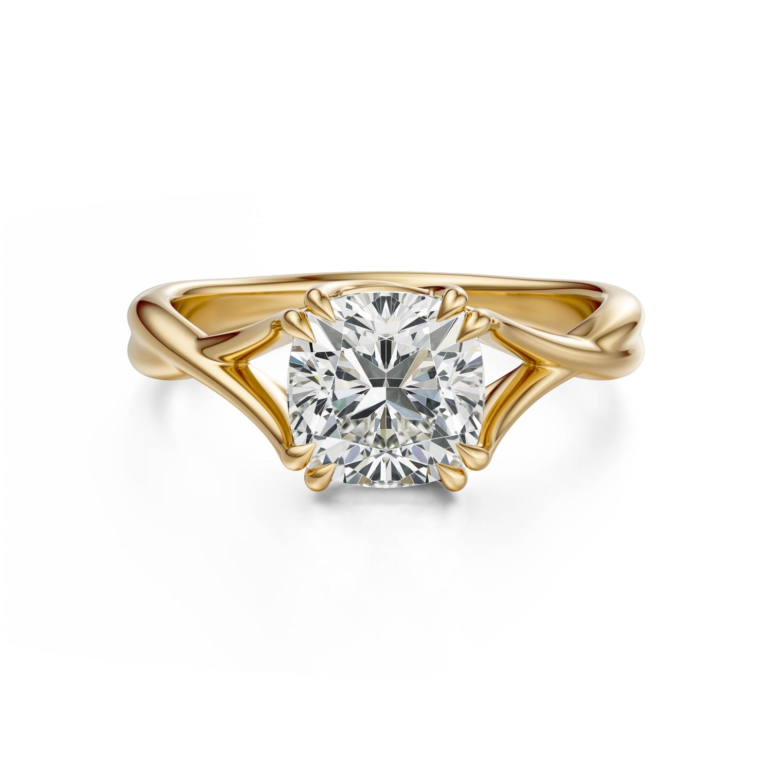 The Entwine Ring | Cushion - Lavender Creek Gems 