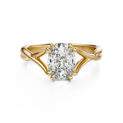 The Entwine Ring | Elongated Cushion - Lavender Creek Gems 