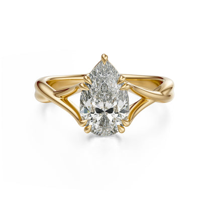 The Entwine Ring | Pear - Lavender Creek Gems 