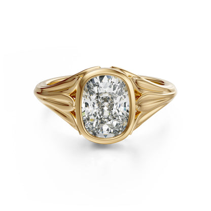 The Nightbloom Ring | Elongated Cushion - Lavender Creek Gems 