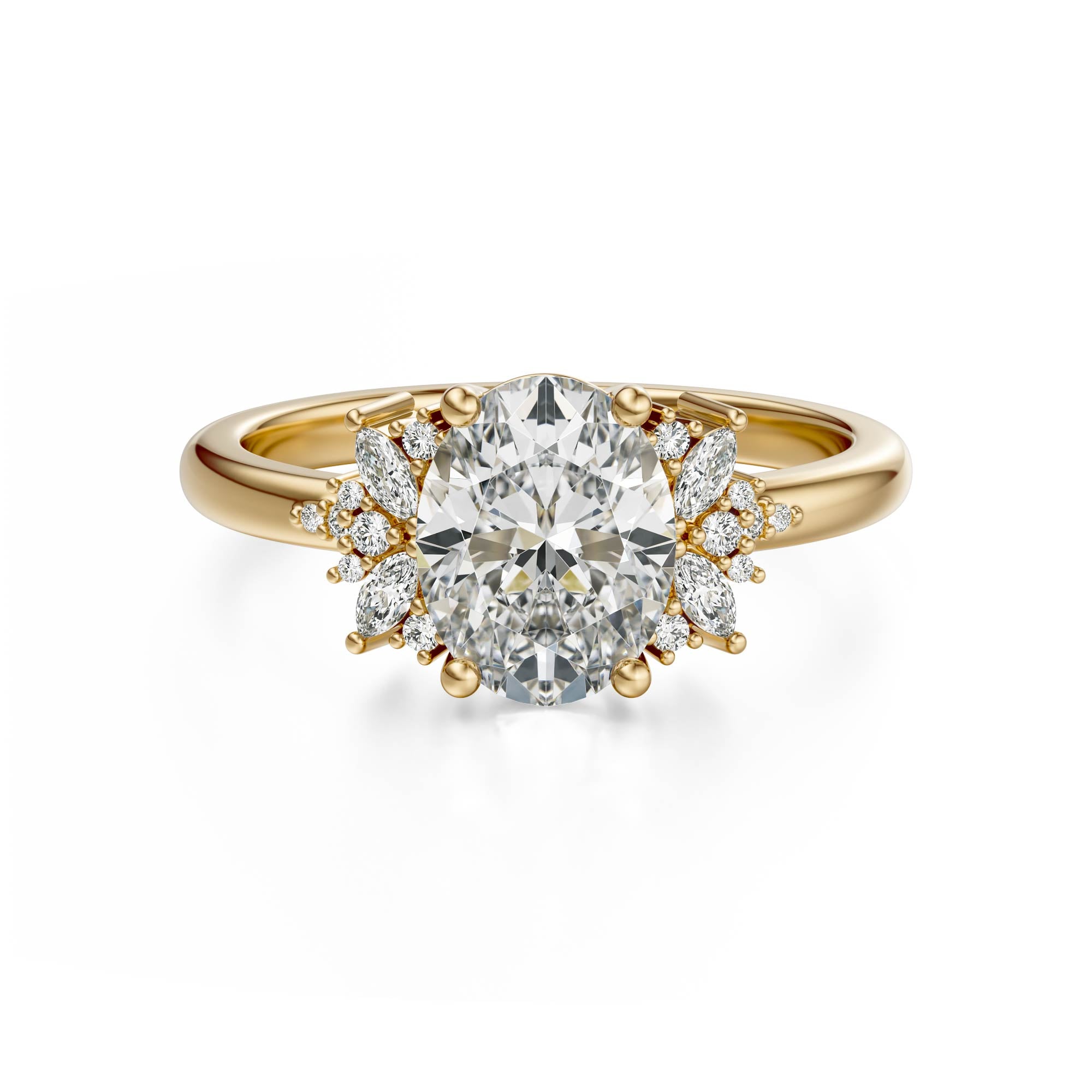 The Reverie Ring | Oval | Setting Only