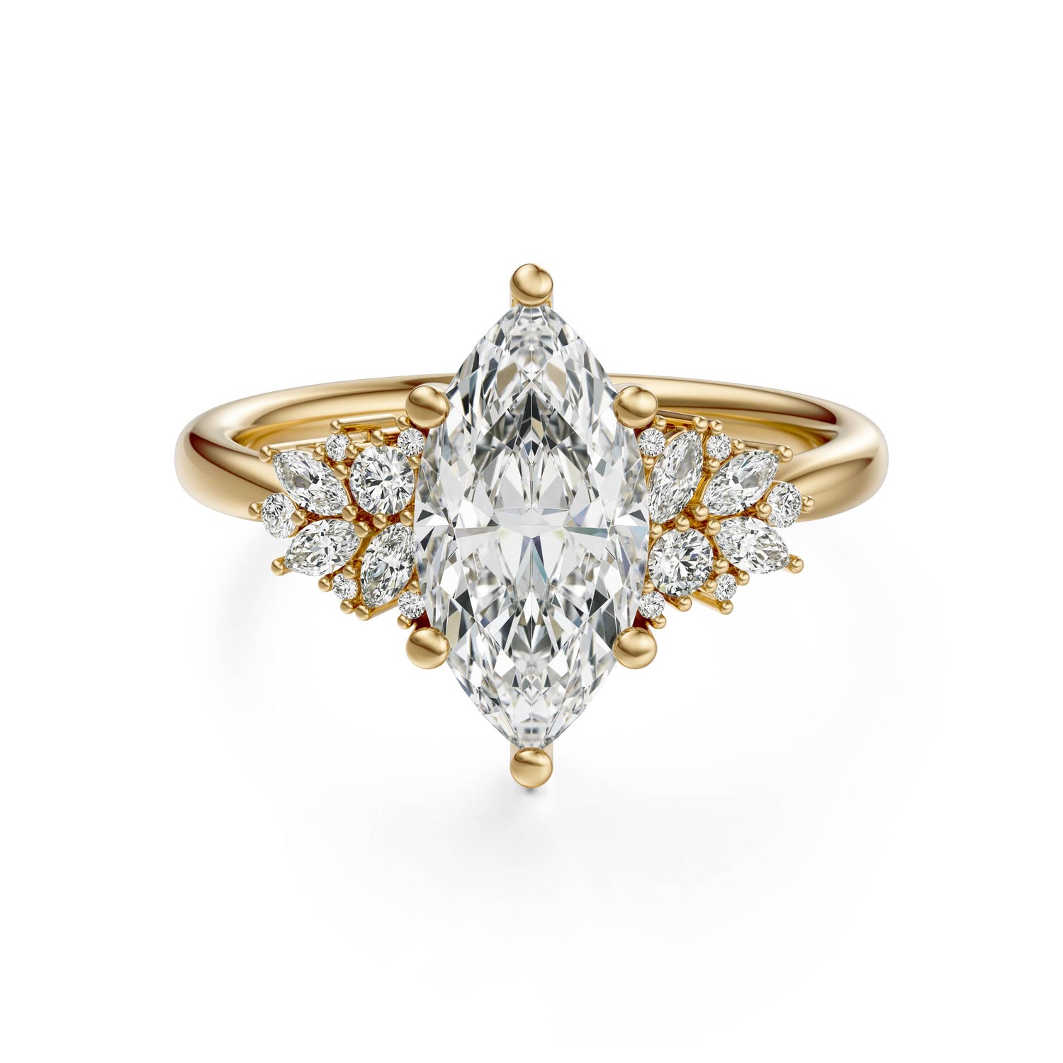 The Rosalie Ring | Marquise | Setting Only
