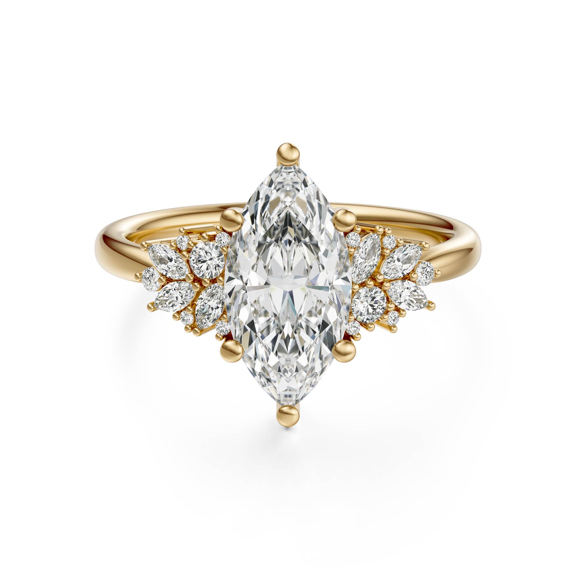 The Rosalie Ring | Marquise | Setting Only