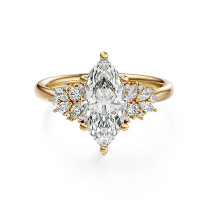 The Rosalie Ring | Marquise | Setting Only