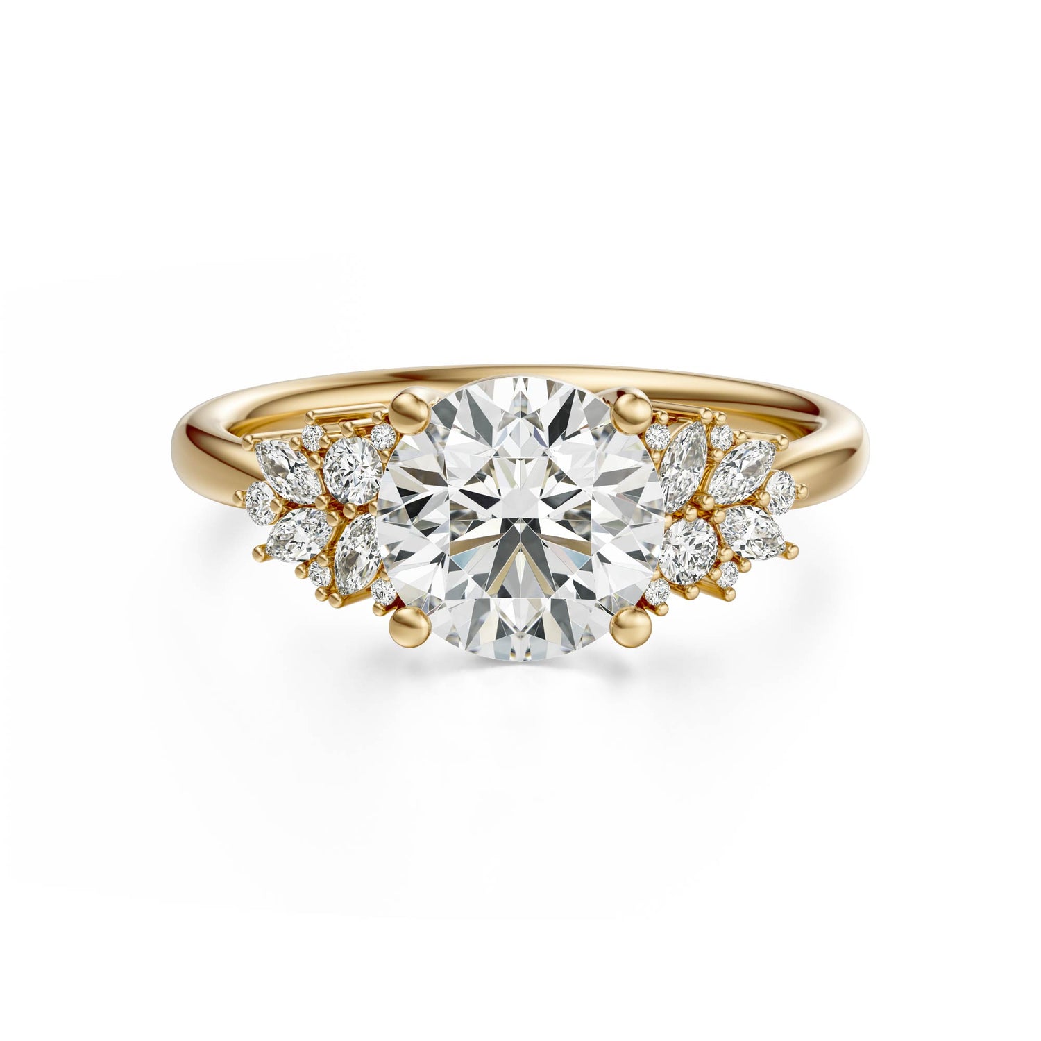 The Rosalie Ring | Round | Setting Only