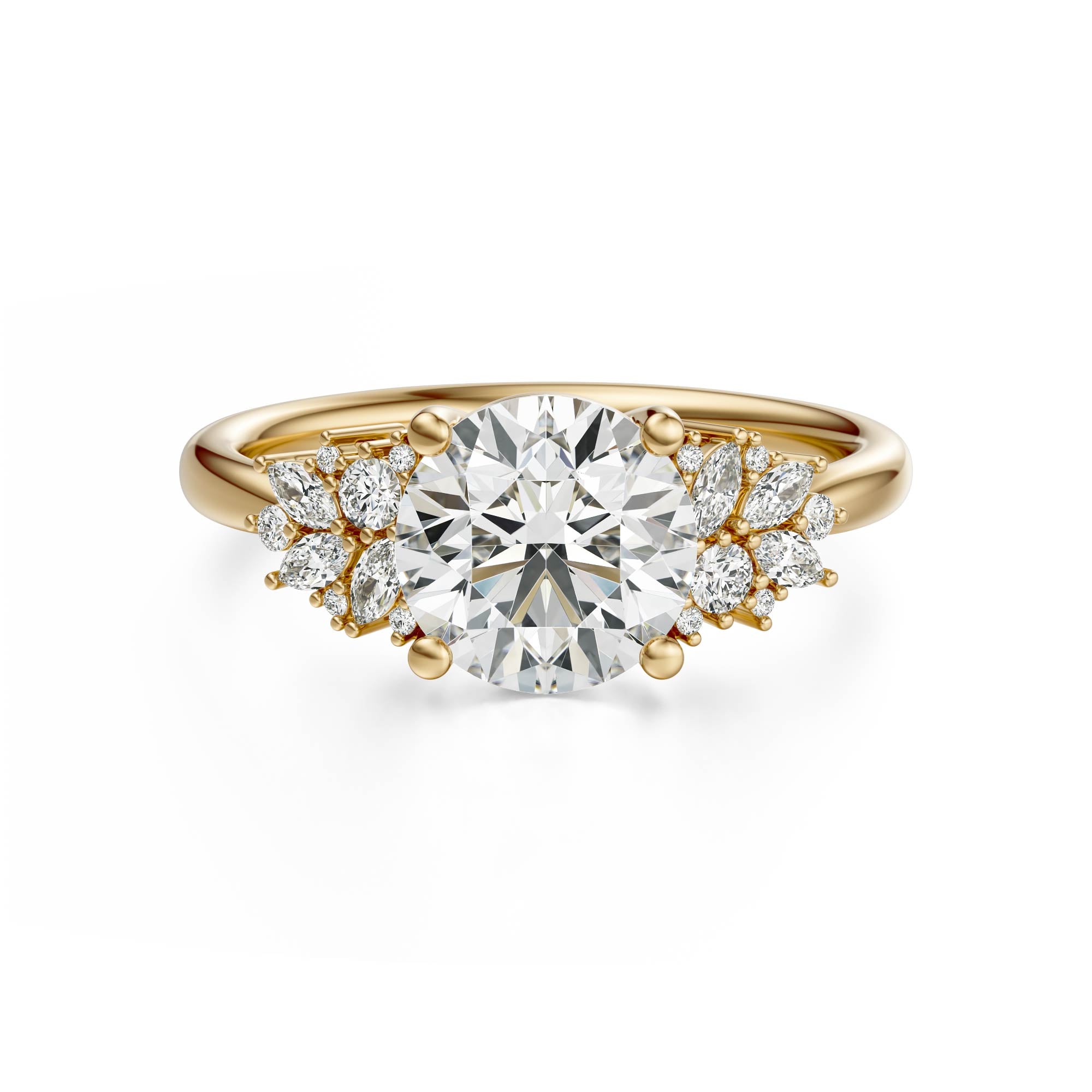 The Rosalie Ring | Round | Setting Only