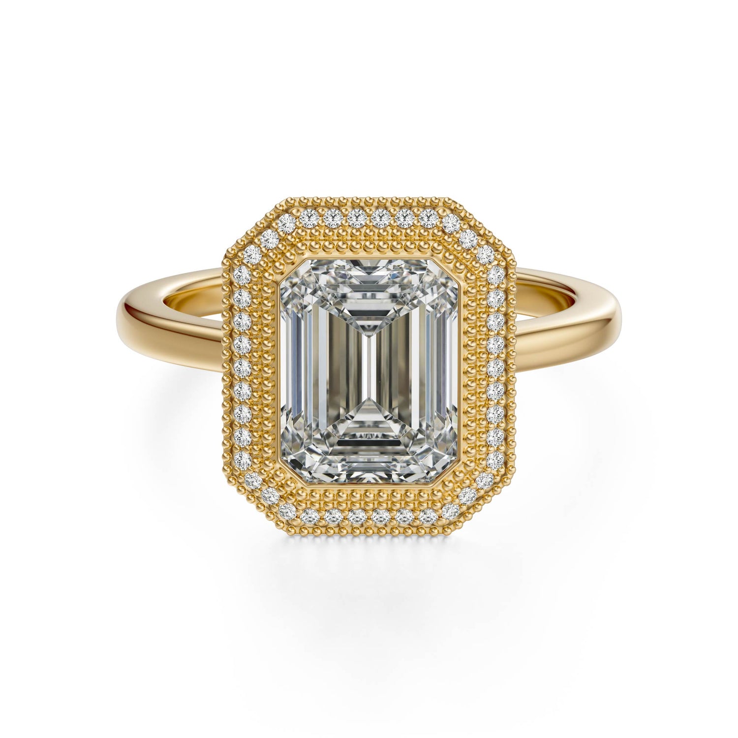 The Satine Ring | Emerald Cut