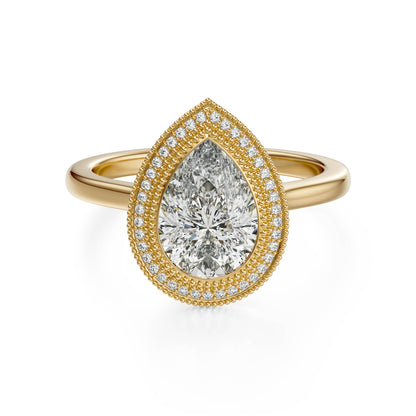 The Satine Ring | Pear | Setting Only