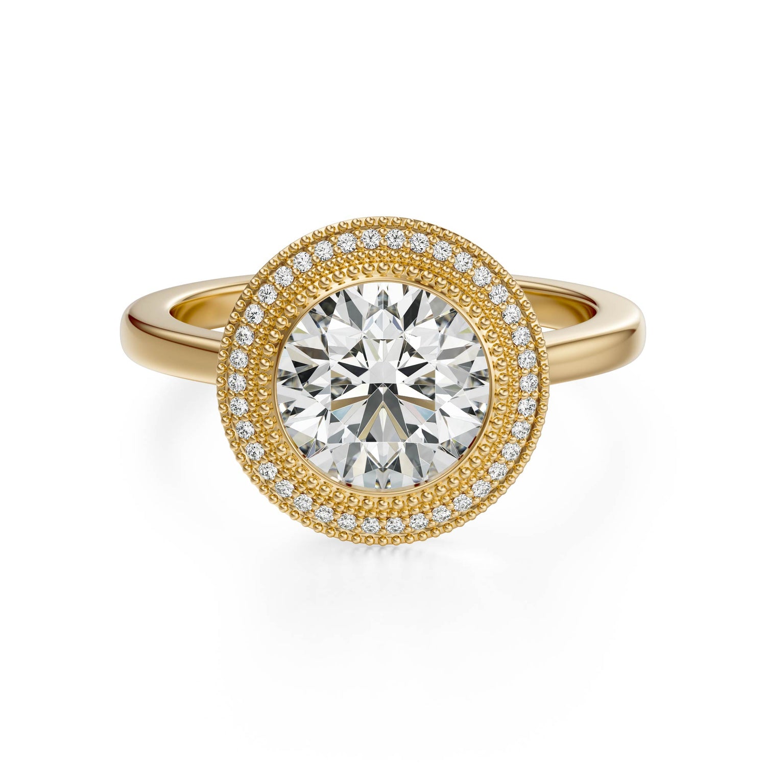 The Satine Ring | Round | Setting Only
