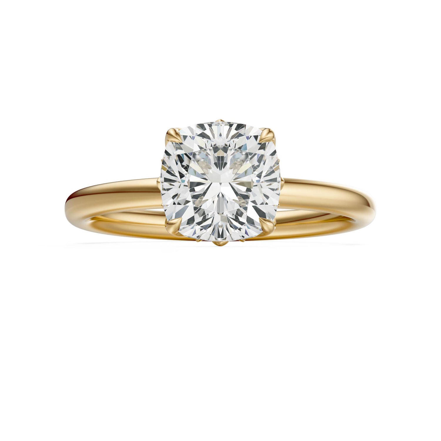 The Secret Garden Ring | Cushion | Setting Only