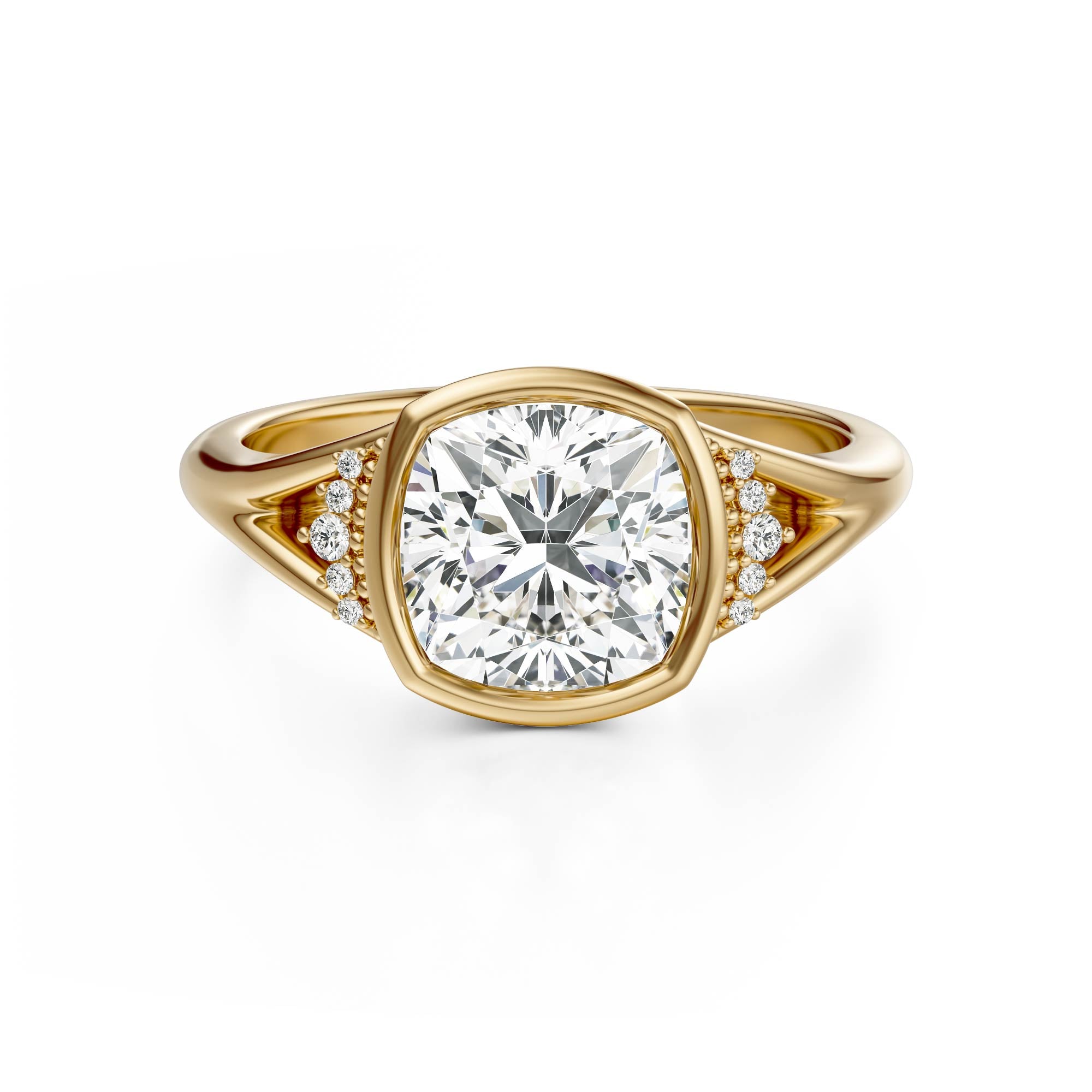 The Bezel Serendipity Ring | Cushion