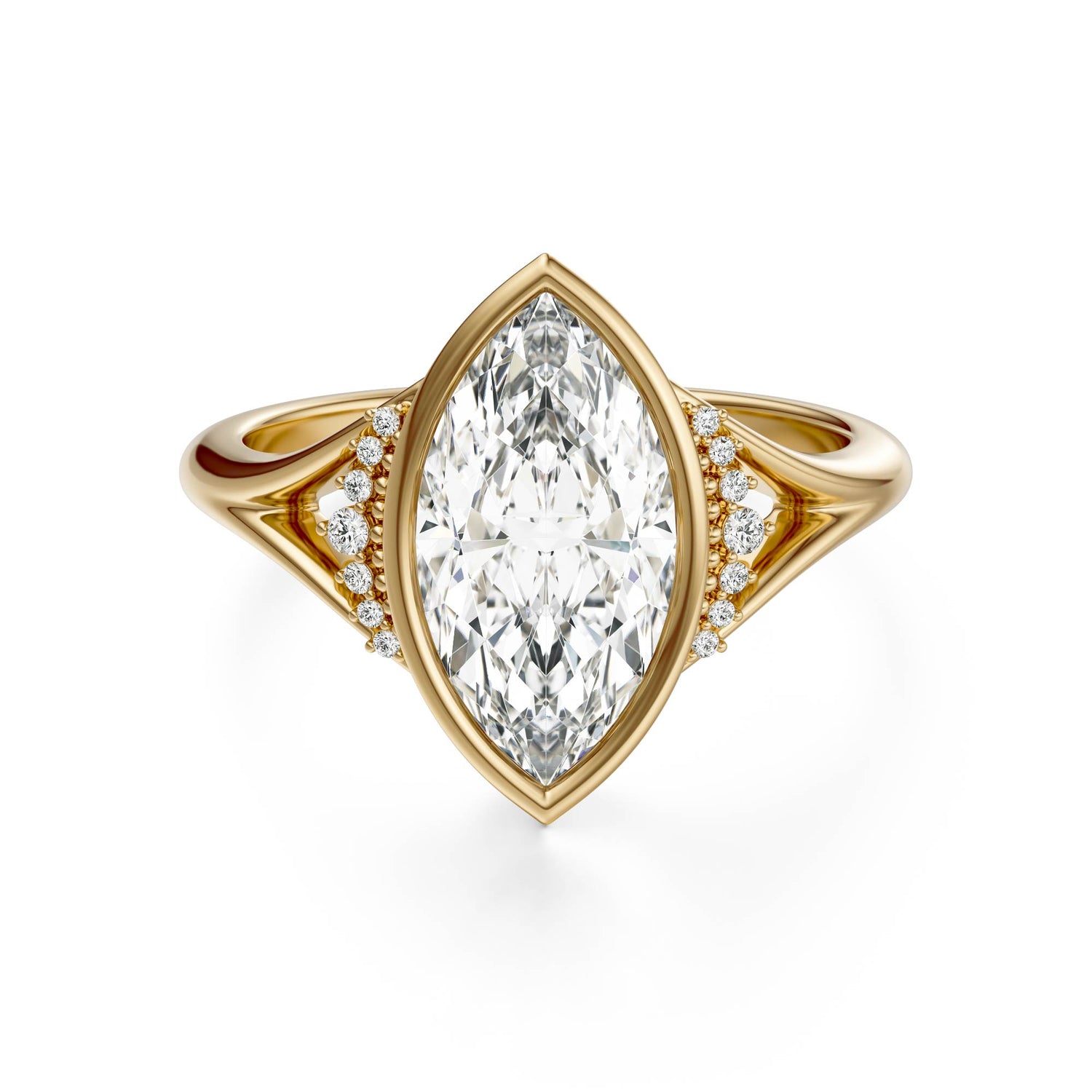 The Bezel Serendipity Ring | Marquise | Setting Only