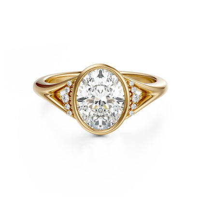 The Bezel Serendipity Ring | Oval | Setting Only