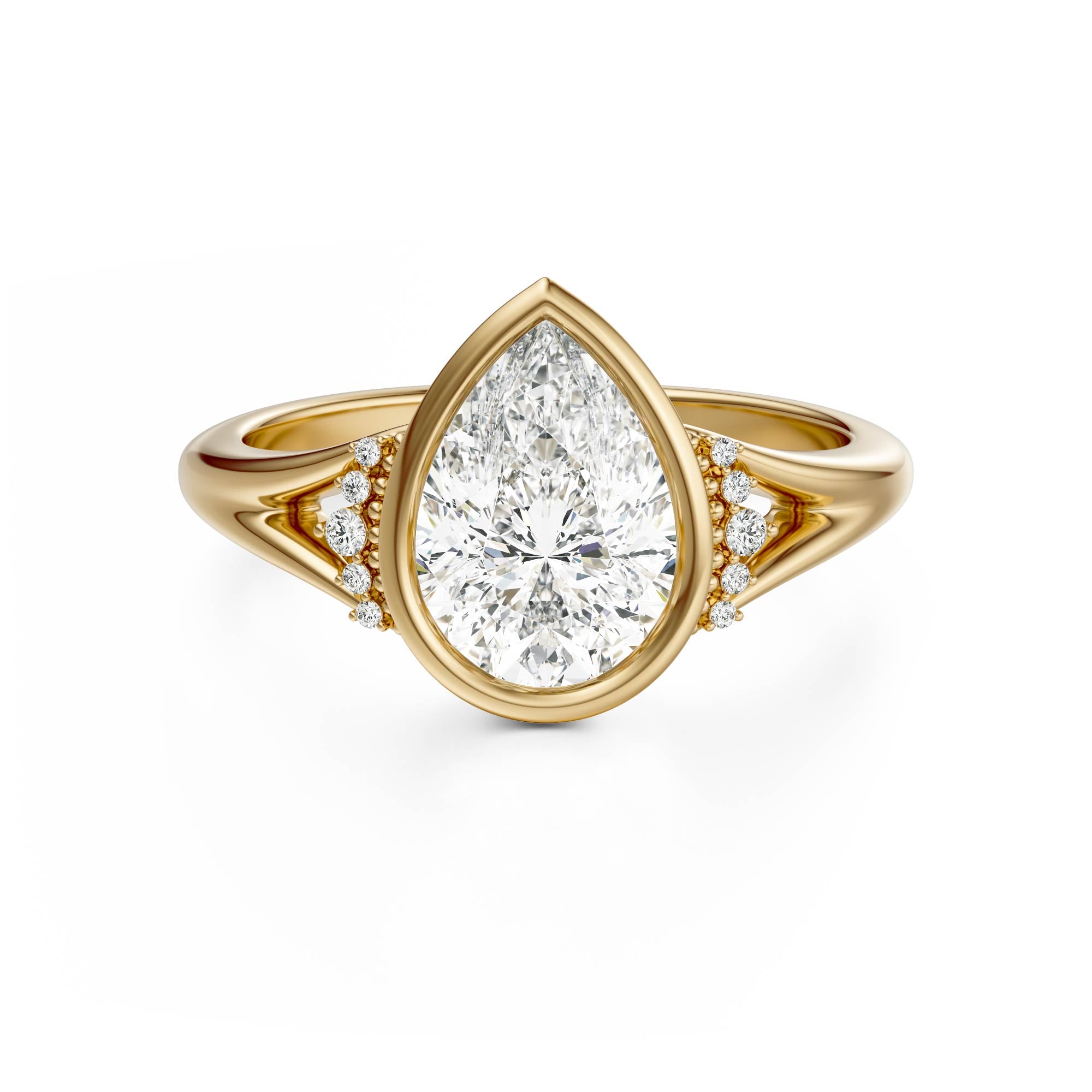 The Bezel Serendipity Ring | Pear