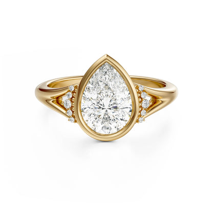 The Bezel Serendipity Ring | Pear