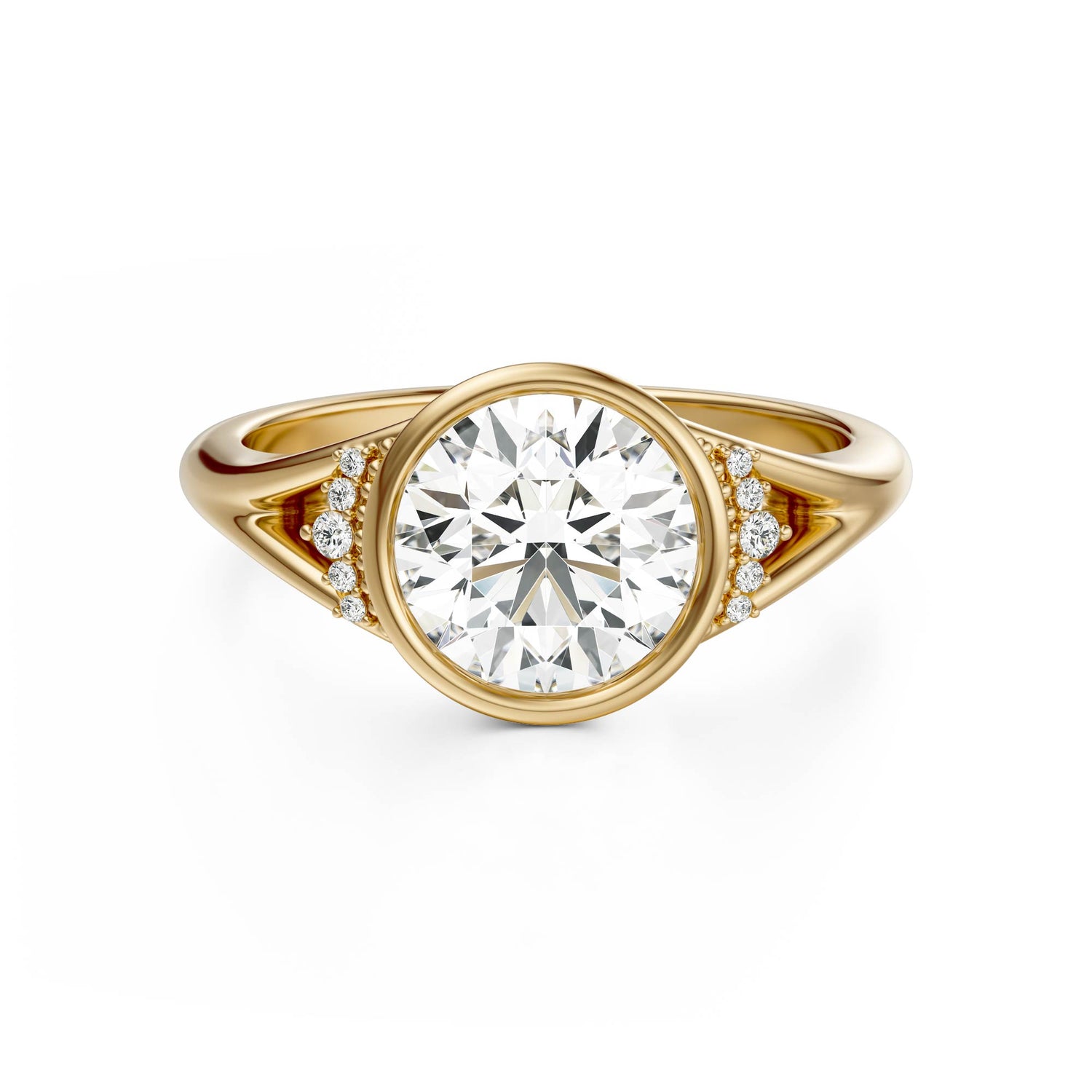 The Bezel Serendipity Ring | Round