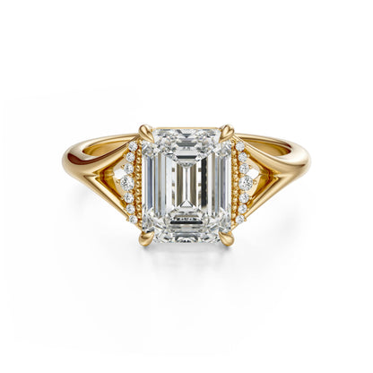 The Serendipity Ring | Emerald Cut