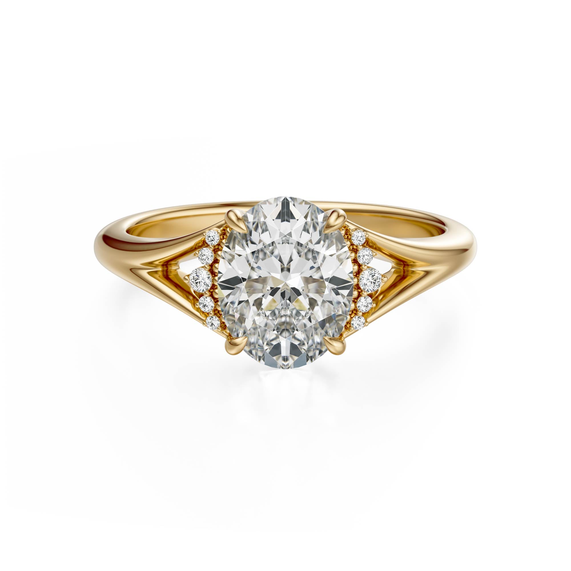 The Serendipity Ring | Oval | Setting Only