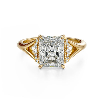 The Serendipity Ring | Radiant | Setting Only - Lavender Creek Gems 