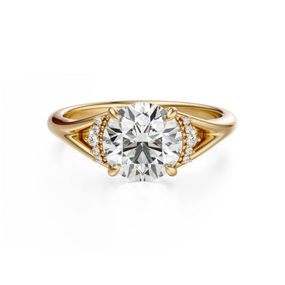 The Serendipity Ring | Round | Setting Only - Lavender Creek Gems 