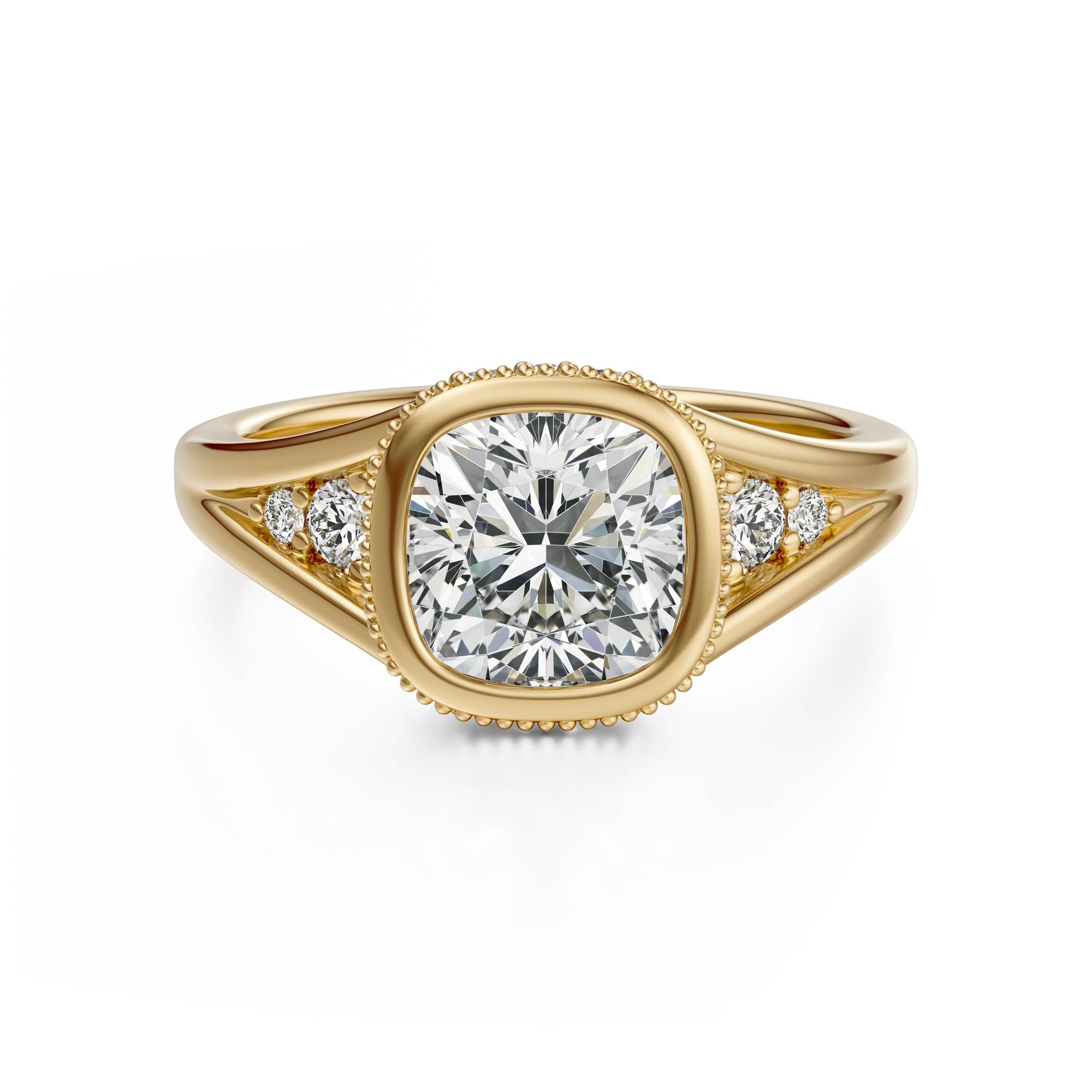 The Sitara Ring | Cushion - Lavender Creek Gems 