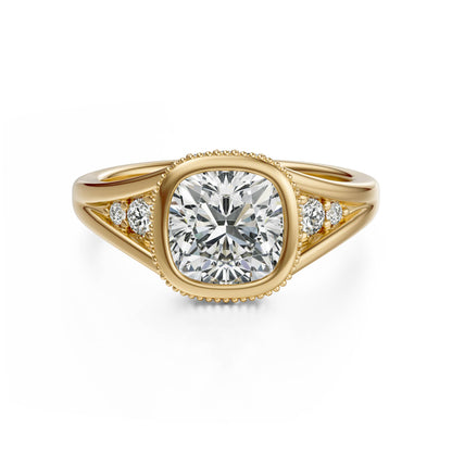 The Sitara Ring | Cushion - Lavender Creek Gems 