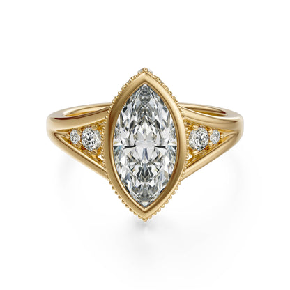 The Sitara Ring | Marquise | Setting Only - Lavender Creek Gems 