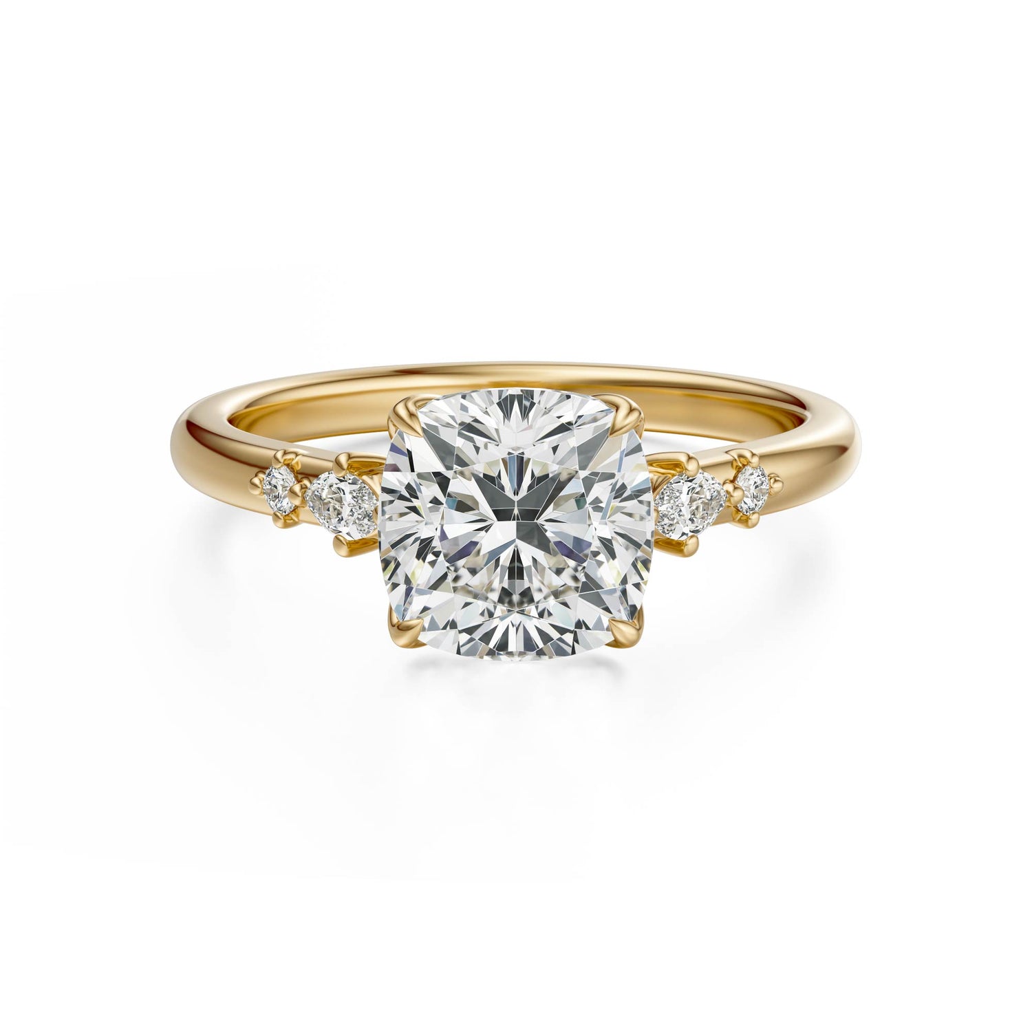 The Skye Ring | Cushion | Setting Only - Lavender Creek Gems 