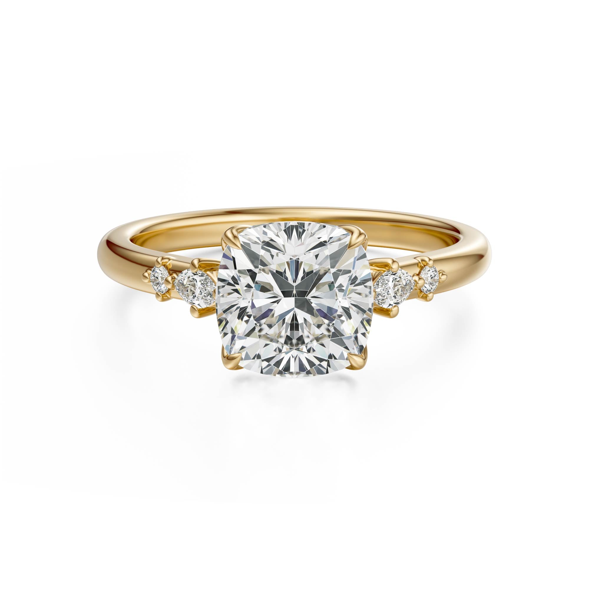 The Skye Ring | Cushion | Setting Only - Lavender Creek Gems 