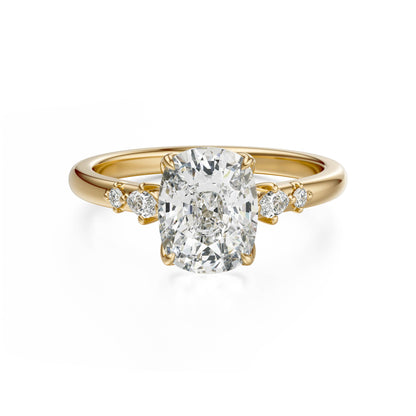 The Skye Ring | Elongated Cushion | Setting Only - Lavender Creek Gems 