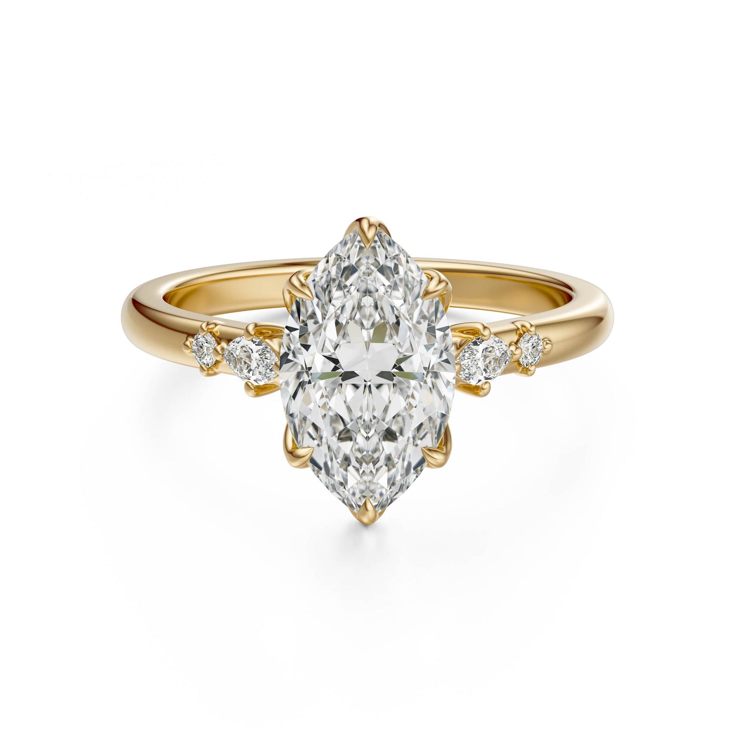 The Skye Ring | Marquise | Setting Only - Lavender Creek Gems 