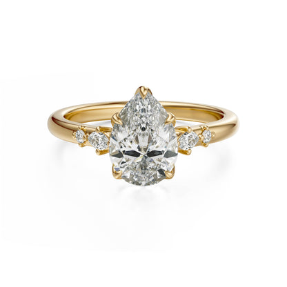 The Skye Ring | Pear | Setting Only - Lavender Creek Gems 