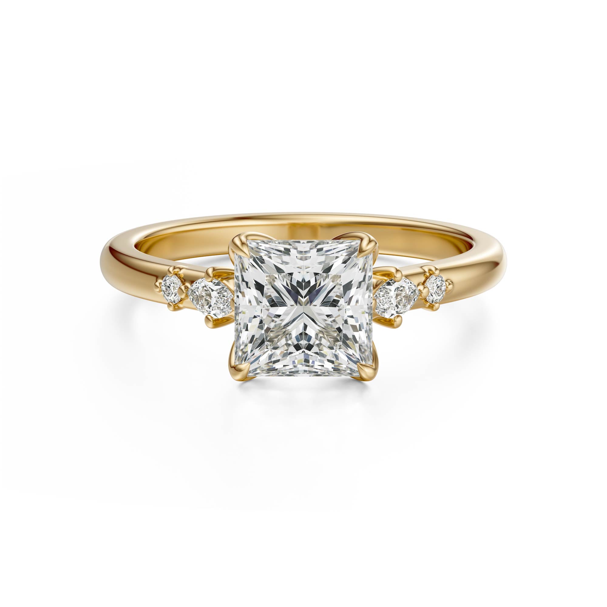 The Skye Ring | Princess | Setting Only - Lavender Creek Gems 