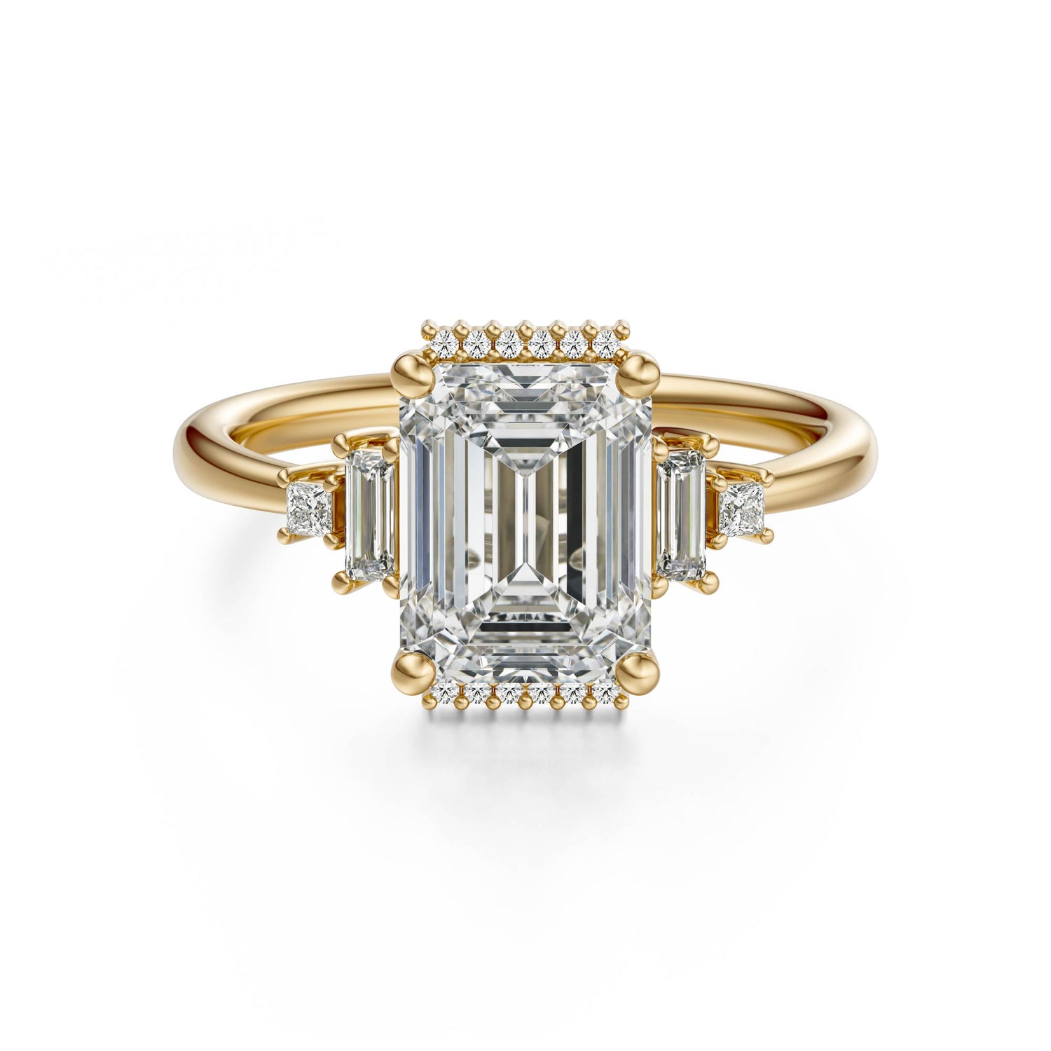 The Sura Ring | Emerald Cut