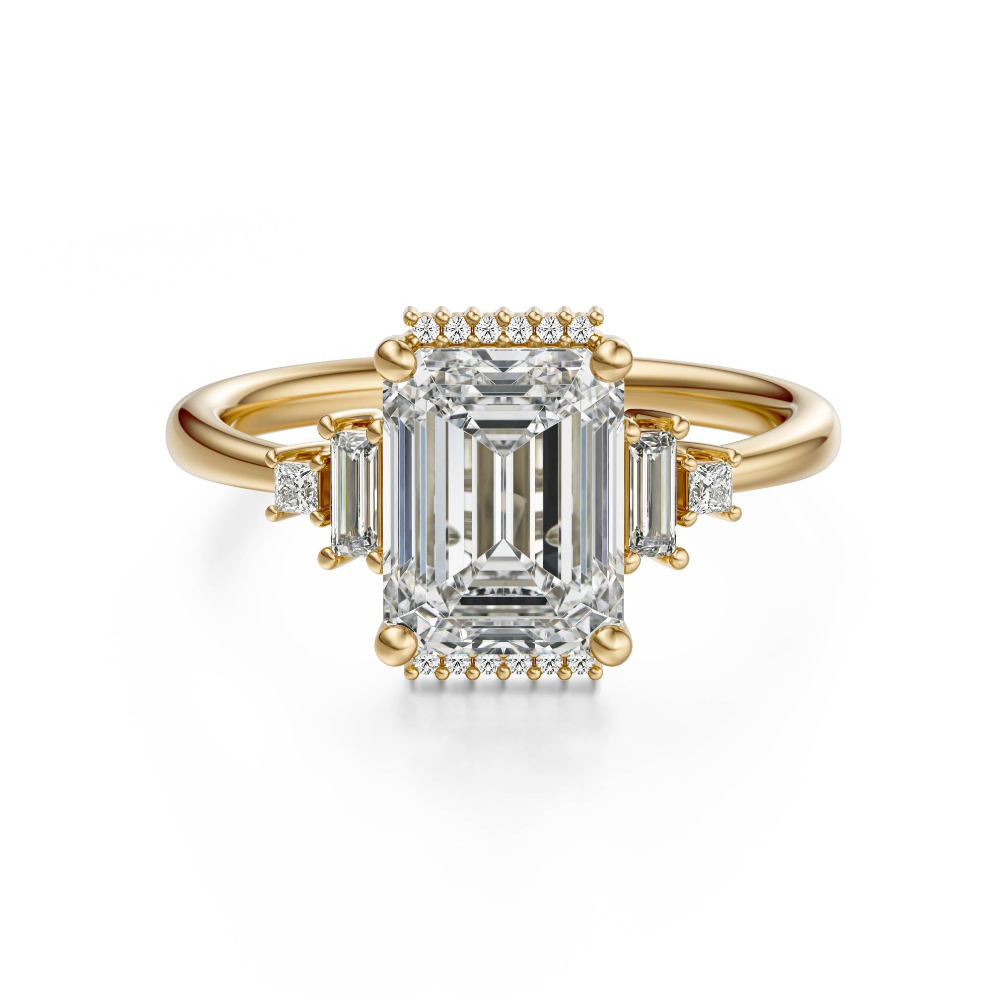 The Sura Ring | Emerald Cut