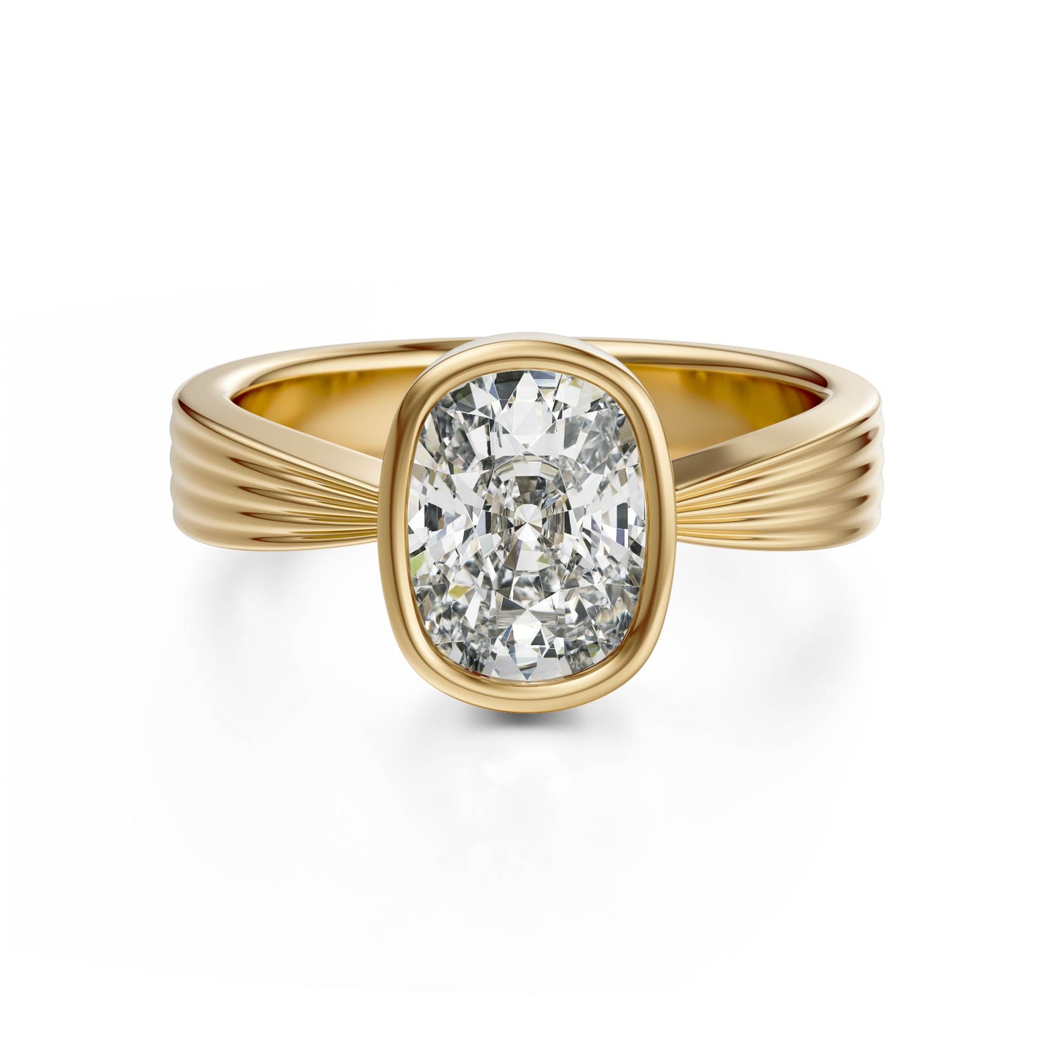 The Veil Ring | Elongated Cushion - Lavender Creek Gems 