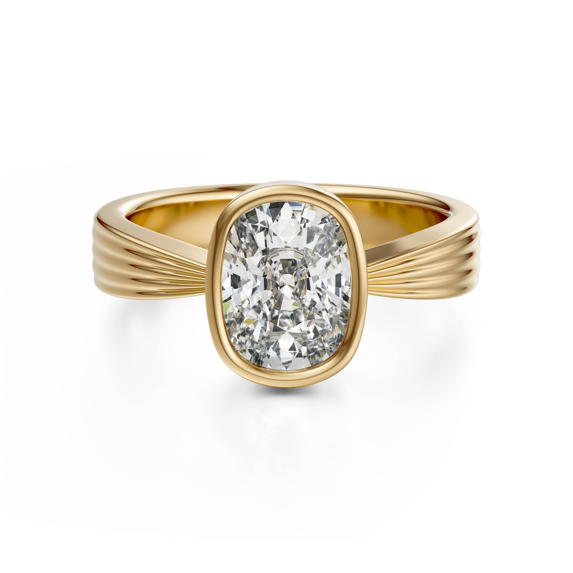 The Veil Ring | Elongated Cushion - Lavender Creek Gems 