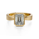 The Veil Ring | Emerald Cut - Lavender Creek Gems 