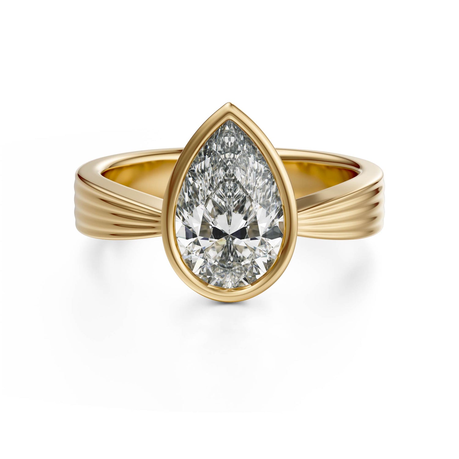 The Veil Ring | Pear - Lavender Creek Gems 