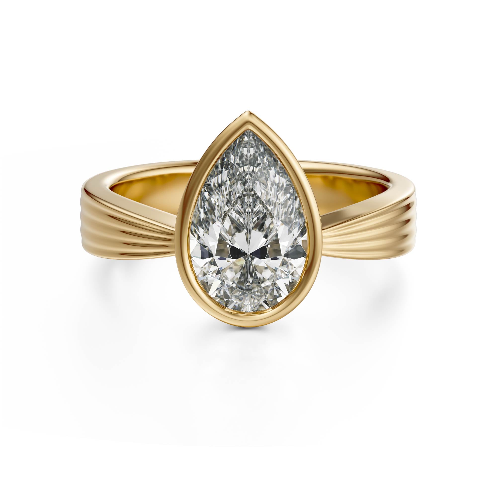 The Veil Ring | Pear - Lavender Creek Gems 